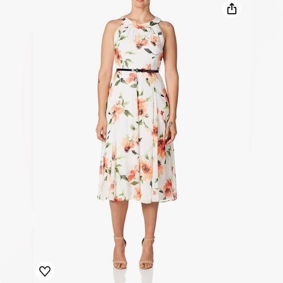 Tommy Hilfiger Women’s Chiffon Midi Dress - Picture 3 of 5